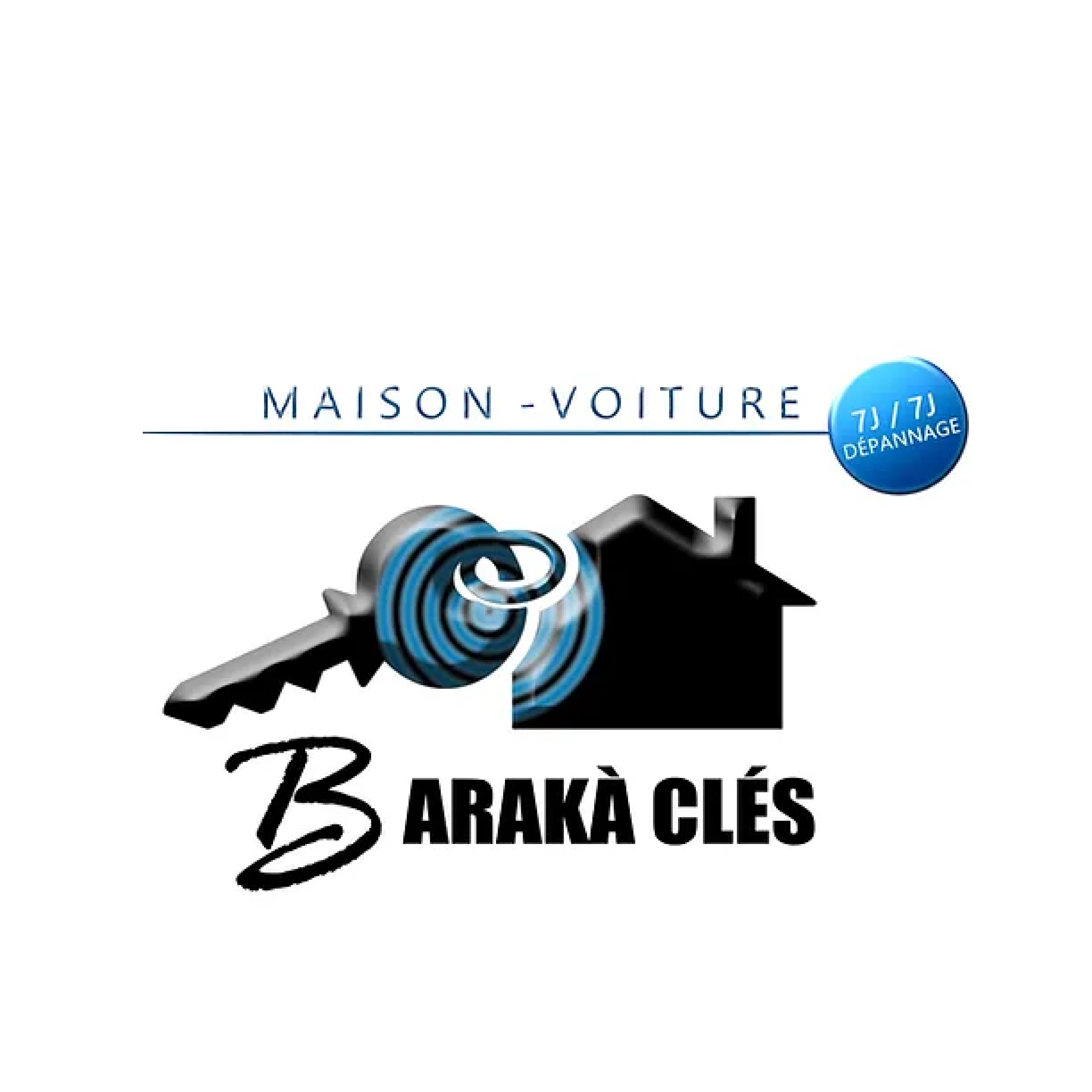 logo Baraka clés serrure clé auto